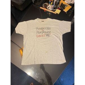 Vintage New Jersey Shirt Mens Extra Large Gray Tee